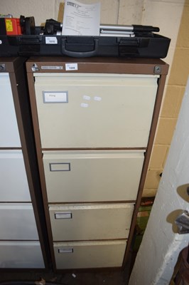 Lot 1008 - Metal four drawer filing cabinet