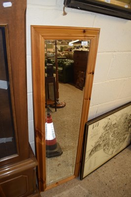 Lot 233 - Modern pine framed wall mirror