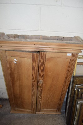 Lot 252 - Pine two door cupboard