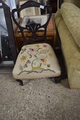 Lot 277 - Edwardian bedroom chair