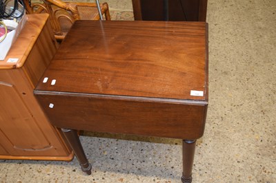 Lot 346 - Small Victorian mahogany drop leaf table on...