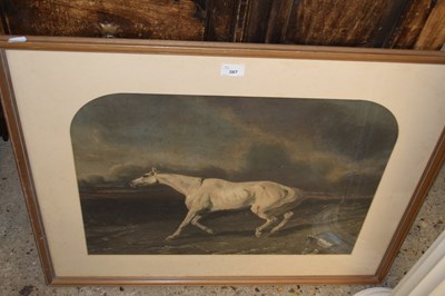 Lot 387 - 19th Century chromolithograph print, Warhorse,...