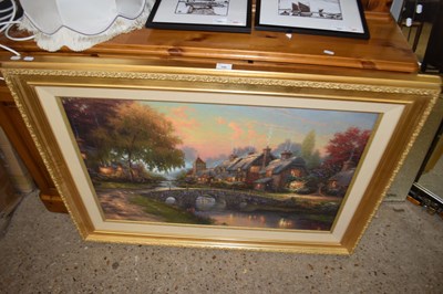 Lot 396 - After Thomas Kinkade modern limited edition...