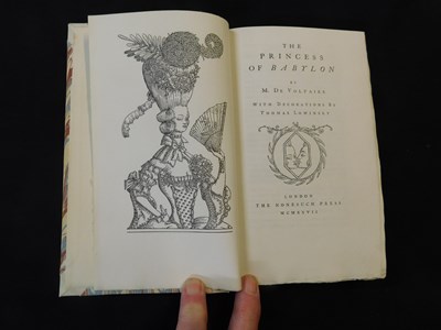 Lot 153 - VOLTAIRE: THE PRINCESS OF BABYLON,  ill Thomas...