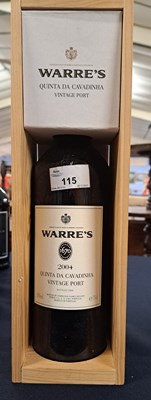 Lot 115 - 2004 Warres Quinta da Cavadinha Vintage port...