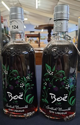 Lot 124 - Two bottles Boe Scottish Bramble Gin Liqueur