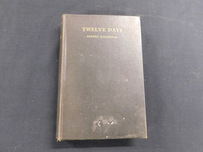 Lot 215 - SIDNEY ROGERSON: TWELVE DAYS, ill Stanley...