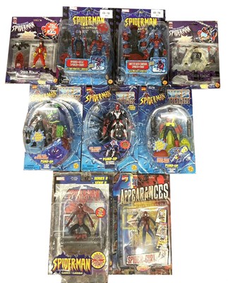 Lot 186 - A mixed lot of boxed and carded Spider-Man...