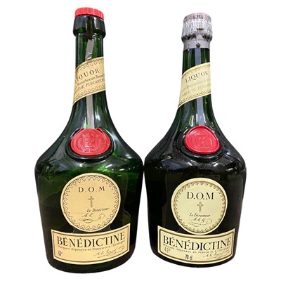 Lot 539 - Two bottles of Benedictine 4.3% 70cl
