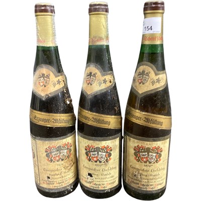 Lot 154 - Three bottles of 1976 Mosel Saar Ruwer