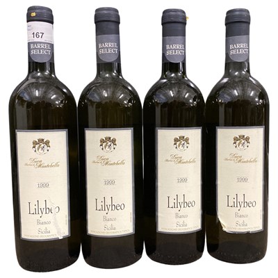 Lot 167 - Four bottles of 1999 Lilybeo Bianco Sicilia