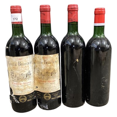 Lot 172 - Two bottles of 1983 Château Bellegrave