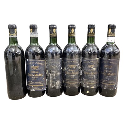 Lot 174 - Six bottles of 1986 Vin de Bordeaux