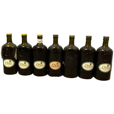 Lot 203 - Seven bottles of St Peters, including