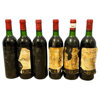 Lot 204 - Six bottles of Château Bellegrave