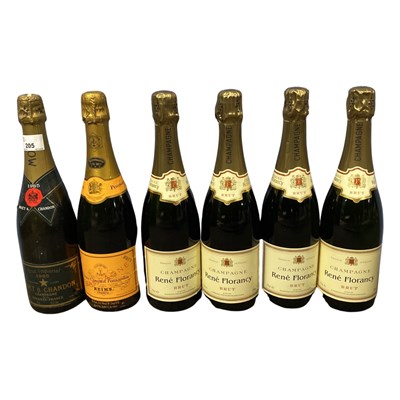 Lot 205 - Four bottles of René Florancy Champagne