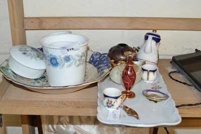 Lot 515 - Mixed Lot: Various miniature china wares,...