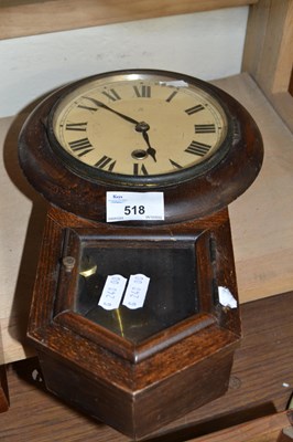 Lot 518 - Small early 20th Century wall clock