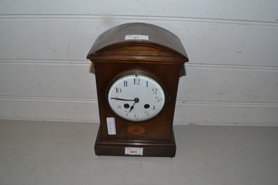 Lot 57 - Edwardian mahogany cased mantel clock