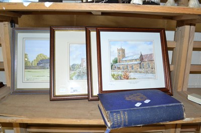 Lot 573 - Derek Norris, group of four framed studies of...