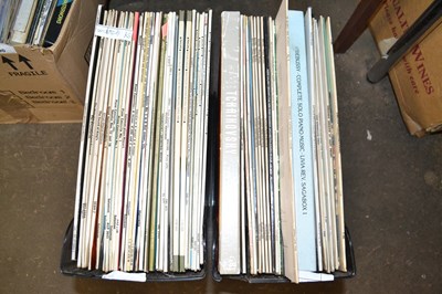 Lot 589 - Two cases of various records, classical