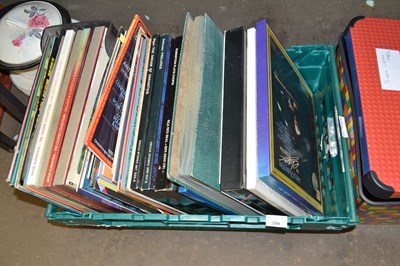 Lot 594 - One box of various records and box sets,...