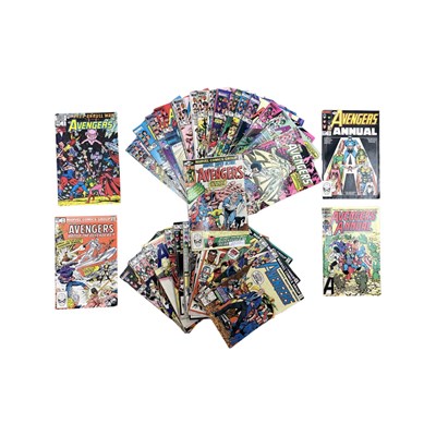 Lot 99 - A mixed lot of vintage 1980s Avengers comic...