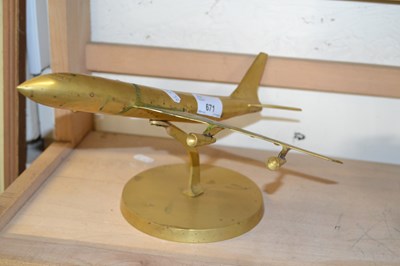 Lot 671 - Metal model of a jet plane