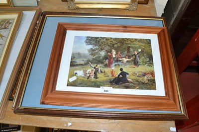 Lot 693 - Mixed Lot: Four various assorted framed...