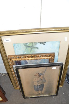 Lot 708 - Mixed Lot: Various assorted pictures to...