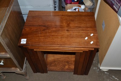 Lot 882 - Nest of four hardwood occasional tables