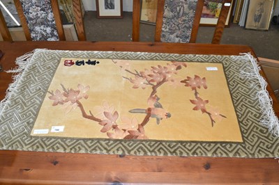 Lot 786 - Small modern Chinese rug or wall hanging