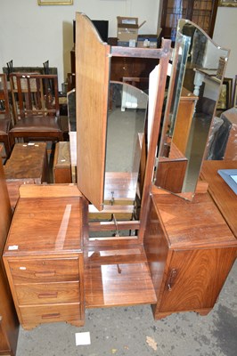 Lot 840 - 20th Century hardwood dressing chest