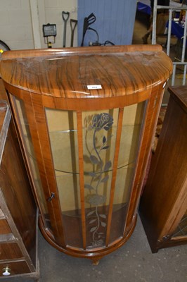 Lot 854 - Bow front china display cabinet