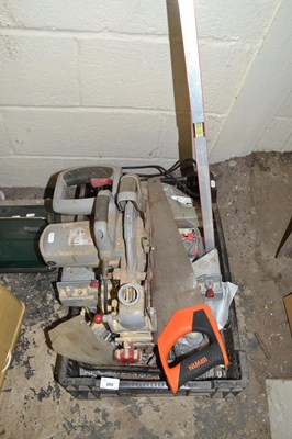 Lot 909 - Mixed Lot: Mitre saw and other assorted tools