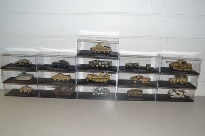 Lot 6 - Collection of boxed model military vehicles