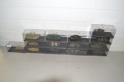 Lot 16 - Collection of boxed modern military vehicles,...