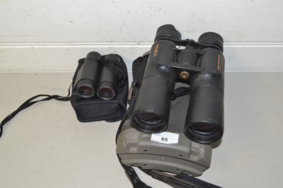Lot 65 - Pair of Minolta binoculars and a further small...