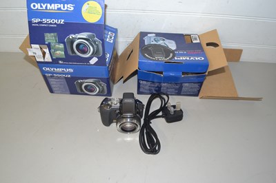 Lot 76 - Olympus SP-550UZ digital camera together with...