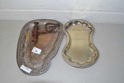 Lot 86 - Mixed Lot: Corkscrews and silver plated dishes