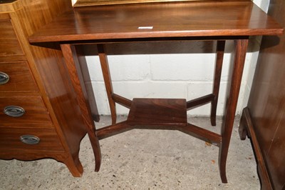 Lot 212 - 20th Century hardwood two tier occasional table