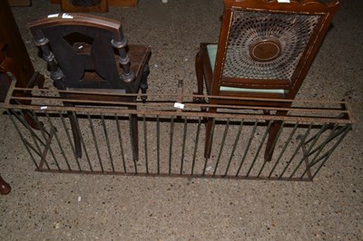 Lot 256 - Cast iron wall mounted hay rack