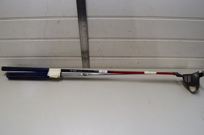 Lot 173 - GOLF CLUBS COMPRISING AN ODYSSEY WHITE STEEL...