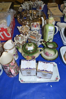 Lot 137 - Mixed Lot: Assorted teapots, jugs etc to...