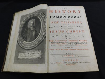 Lot 278 - S SMITH: THE HISTORY OF THE FAMILY BIBLE..,...