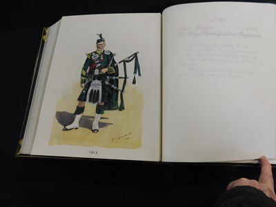 Lot 285 - WATER COLOUR DRAWINGS ILLUSTRATING THE UNIFORM...