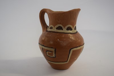 Lot 362 - Pottery Argentinian jug made by Indios Chane...
