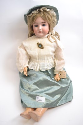 Lot 402 - Armand Marseille Queen Louise doll, 57cm long