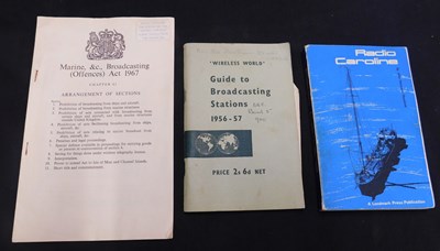Lot 306 - Packet: Pirate radio etc interest including...