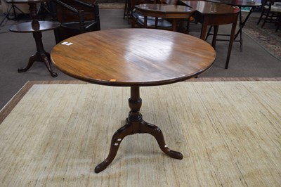 Lot 558 - Georgian mahogany supper table with circular...